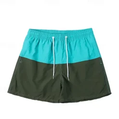 Sale OUKU Men's Swim Trunks Swim Shorts Quick Dry Lightweight Board Shorts Bathing Suit with Pockets Mesh Lining Drawstring Swimming Surfing Beach Water Sports Patchwork Summer / Stretchy