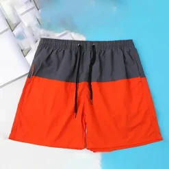 Sale OUKU Men's Swim Trunks Swim Shorts Quick Dry Lightweight Board Shorts Bathing Suit with Pockets Mesh Lining Drawstring Swimming Surfing Beach Water Sports Patchwork Summer / Stretchy