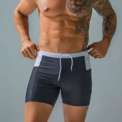 Outlet OUKU Men's Swim Trunks Swim Shorts Board Shorts Drawstring with Pockets Swimming Surfing Beach Water Sports Patchwork Summer