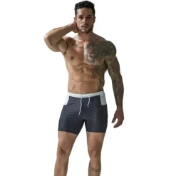 Outlet OUKU Men's Swim Trunks Swim Shorts Board Shorts Drawstring with Pockets Swimming Surfing Beach Water Sports Patchwork Summer