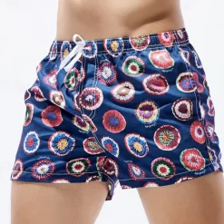 Outlet OUKU Men's Swim Trunks Swim Shorts Quick Dry Lightweight Board Shorts Bathing Suit with Pockets Drawstring Swimming Surfing Beach Water Sports Stripes Summer