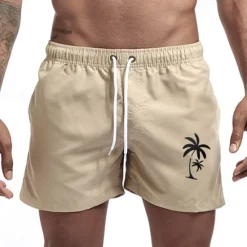 Best OUKU Men's Swim Trunks Swim Shorts Board Shorts Bathing Suit Drawstring Mesh Lining with Pockets Swimming Surfing Beach Water Sports Printed Summer Spring
