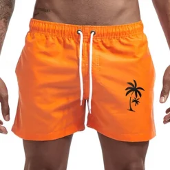 Best OUKU Men's Swim Trunks Swim Shorts Board Shorts Bathing Suit Drawstring Mesh Lining with Pockets Swimming Surfing Beach Water Sports Printed Summer Spring