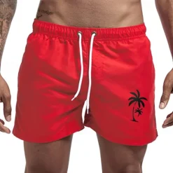 Best OUKU Men's Swim Trunks Swim Shorts Board Shorts Bathing Suit Drawstring Mesh Lining with Pockets Swimming Surfing Beach Water Sports Printed Summer Spring