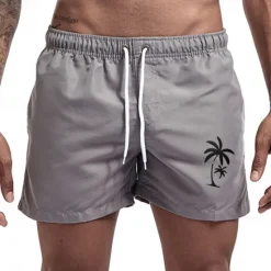 Best OUKU Men's Swim Trunks Swim Shorts Board Shorts Bathing Suit Drawstring Mesh Lining with Pockets Swimming Surfing Beach Water Sports Printed Summer Spring