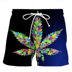 Discount OUKU Men's Swim Trunks Swim Shorts Board Shorts Bathing Suit Drawstring with Pockets Swimming Surfing Beach Water Sports Tropical Summer Spring