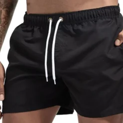 Hot OUKU Men's Swim Trunks Swim Shorts Board Shorts Mesh Pocket Drawstring Elastic Waistband Shorts Outdoor Sports & Outdoor Athletic Breathable Quick Dry Soft Beach Workout Tailored Fit Sportswear Activewear