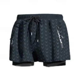 Best OUKU Men's Swim Trunks Swim Shorts Quick Dry Lightweight Board Shorts Bathing Suit with Pockets Compression Liner Drawstring Swimming Surfing Beach Water Sports Solid Colored Summer