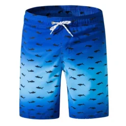 New OUKU Men's Swim Trunks Swim Shorts Quick Dry Lightweight Board Shorts Bathing Suit with Pockets Mesh Lining Drawstring Swimming Surfing Water Sports Printed Summer