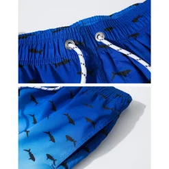 New OUKU Men's Swim Trunks Swim Shorts Quick Dry Lightweight Board Shorts Bathing Suit with Pockets Mesh Lining Drawstring Swimming Surfing Water Sports Printed Summer