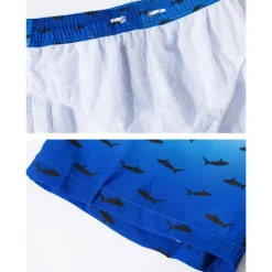 New OUKU Men's Swim Trunks Swim Shorts Quick Dry Lightweight Board Shorts Bathing Suit with Pockets Mesh Lining Drawstring Swimming Surfing Water Sports Printed Summer