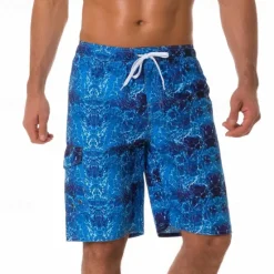 Hot OUKU Men's Swim Trunks Swim Shorts Board Shorts Pocket Drawstring Elastic Waistband Shorts Outdoor Sports & Outdoor Beach Fall Quick Dry Lightweight Soft Swimming Surfing Beach Tailored Fit Sportswear