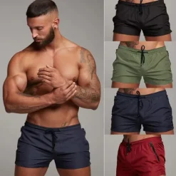 Sale OUKU Men's Swim Trunks Swim Shorts Quick Dry Lightweight Board Shorts Bathing Suit Drawstring with Pockets Swimming Surfing Beach Water Sports Solid Colored Summer