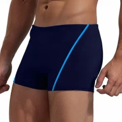 Discount OUKU Men's Swim Trunks Swim Shorts Swimwear Bottoms Swimming Surfing Beach Water Sports Patchwork Summer Spring Black