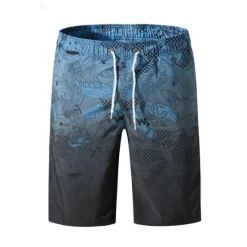 Outlet OUKU Men's Swim Trunks Swim Shorts Quick Dry Lightweight Board Shorts Bathing Suit with Pockets Mesh Lining Drawstring Swimming Surfing Water Sports Printed Summer
