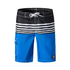 Online OUKU Men's Swim Trunks Swim Shorts Quick Dry Lightweight Board Shorts Bathing Suit with Pockets Mesh Lining Drawstring Swimming Surfing Water Sports Stripes