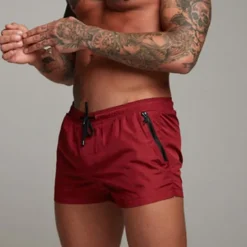 Sale OUKU Men's Swim Trunks Swim Shorts Board Shorts Bottoms Drawstring with Pockets Swimming Surfing Beach Water Sports Solid Colored Summer Spring