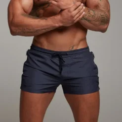 Sale OUKU Men's Swim Trunks Swim Shorts Board Shorts Bottoms Drawstring with Pockets Swimming Surfing Beach Water Sports Solid Colored Summer Spring
