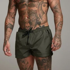 Sale OUKU Men's Swim Trunks Swim Shorts Board Shorts Bottoms Drawstring with Pockets Swimming Surfing Beach Water Sports Solid Colored Summer Spring