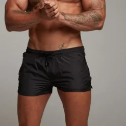 Sale OUKU Men's Swim Trunks Swim Shorts Board Shorts Bottoms Drawstring with Pockets Swimming Surfing Beach Water Sports Solid Colored Summer Spring