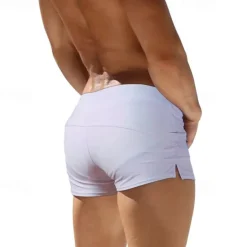 Hot OUKU Men's Swim Trunks Swim Shorts Swimwear Bottoms Drawstring Swimming Surfing Beach Water Sports Solid Colored Summer Spring