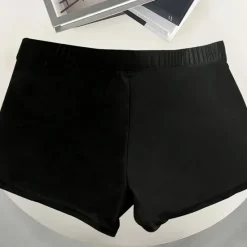 OUKU Men's Swim Trunks Swim Shorts Spandex Swimwear Bottoms Swimming Surfing Beach Water Sports Patchwork Summer Spring Black