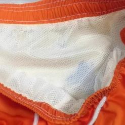 Clearance OUKU Men's Swim Trunks Swim Shorts Board Shorts Bottoms Drawstring with Pockets Swimming Surfing Beach Water Sports Tropical Printed Summer Spring Orange