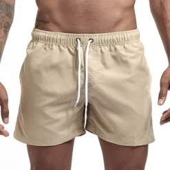 Discount OUKU Men's Swim Trunks Swim Shorts Board Shorts Bathing Suit Drawstring Mesh Lining with Pockets Swimming Surfing Beach Water Sports Solid Colored Summer Spring