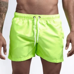 Discount OUKU Men's Swim Trunks Swim Shorts Board Shorts Bathing Suit Drawstring Mesh Lining with Pockets Swimming Surfing Beach Water Sports Solid Colored Summer Spring