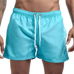 Discount OUKU Men's Swim Trunks Swim Shorts Board Shorts Bathing Suit Drawstring Mesh Lining with Pockets Swimming Surfing Beach Water Sports Solid Colored Summer Spring