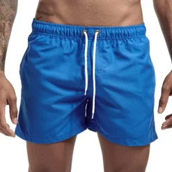 Discount OUKU Men's Swim Trunks Swim Shorts Board Shorts Bathing Suit Drawstring Mesh Lining with Pockets Swimming Surfing Beach Water Sports Solid Colored Summer Spring