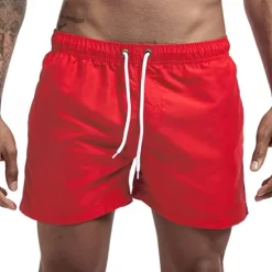 Discount OUKU Men's Swim Trunks Swim Shorts Board Shorts Bathing Suit Drawstring Mesh Lining with Pockets Swimming Surfing Beach Water Sports Solid Colored Summer Spring
