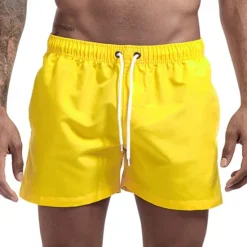 Discount OUKU Men's Swim Trunks Swim Shorts Board Shorts Bathing Suit Drawstring Mesh Lining with Pockets Swimming Surfing Beach Water Sports Solid Colored Summer Spring