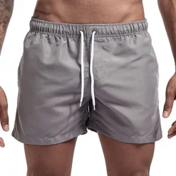Discount OUKU Men's Swim Trunks Swim Shorts Board Shorts Bathing Suit Drawstring Mesh Lining with Pockets Swimming Surfing Beach Water Sports Solid Colored Summer Spring