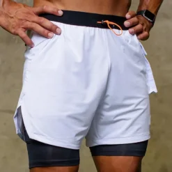 Best OUKU Men's Swim Trunks Swim Shorts Quick Dry Lightweight Board Shorts Bathing Suit with Pockets Compression Liner Drawstring Swimming Surfing Beach Water Sports Solid Colored Summer