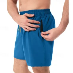 Sale OUKU Men's Swim Trunks Swim Shorts Board Shorts Bottoms Drawstring with Pockets Swimming Surfing Beach Water Sports Solid Colored Summer Spring