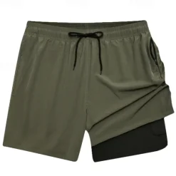 Sale OUKU Men's Swim Trunks Swim Shorts Board Shorts Bottoms Drawstring with Pockets Swimming Surfing Beach Water Sports Solid Colored Summer Spring
