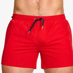 Sale OUKU Men's Swimwear Swim Shorts Swim Trunks Boxer Swim Shorts Shorts Plain Comfort Breathable Outdoor Daily Going out Sports Hawaiian White Pink