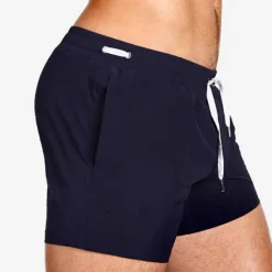 Sale OUKU Men's Swimwear Swim Shorts Swim Trunks Boxer Swim Shorts Shorts Plain Comfort Breathable Outdoor Daily Going out Sports Hawaiian White Pink