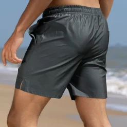 Outlet OUKU Men's Swimwear Swim Shorts Beach Shorts with Mesh lining Plain Comfort Breathable Outdoor Daily Going out Fashion Casual Army Yellow Black