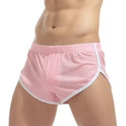 Best OUKU Men's Swimwear Swim Shorts Swim Briefs Mesh Shorts Plain Comfort Breathable Running Swimming Pool Sports Black White