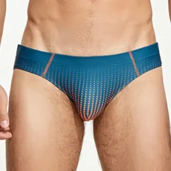 Best OUKU Men's Swimwear Swim Shorts Swim Briefs Gradient Comfort Breathable Outdoor Daily Going out Fashion Casual White Green