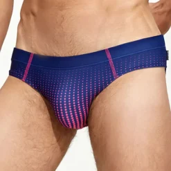 Best OUKU Men's Swimwear Swim Shorts Swim Briefs Gradient Comfort Breathable Outdoor Daily Going out Fashion Casual White Green