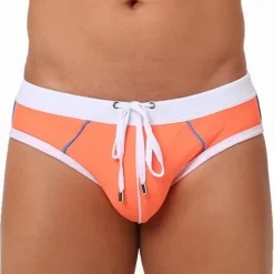 New OUKU Men's Swimwear Swim Shorts Shorts Swim Briefs Color Block Comfort Breathable Outdoor Daily Going out Sports Hawaiian Red Blue
