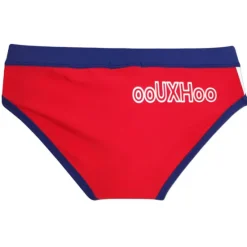 New OUKU Men's Swimwear Swim Shorts Shorts Swim Briefs Color Block Comfort Breathable Outdoor Daily Going out Sports Hawaiian Red Blue