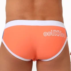 New OUKU Men's Swimwear Swim Shorts Shorts Swim Briefs Color Block Comfort Breathable Outdoor Daily Going out Sports Hawaiian Red Blue