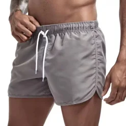 Outlet OUKU Men's Swimwear Swim Shorts Swim Trunks Plain Comfort Breathable Outdoor Daily Going out Fashion Casual Black White