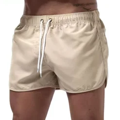 Outlet OUKU Men's Swimwear Swim Shorts Swim Trunks Plain Comfort Breathable Outdoor Daily Going out Fashion Casual Black White