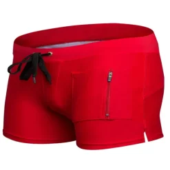 Hot OUKU Men's Swimwear Swim Shorts Swim Trunks Drawstring Zipper Pocket Plain Breathable Soft Outdoor Casual Daily Hawaiian Stylish Black White Micro-elastic