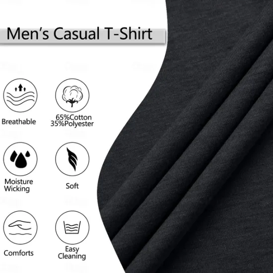 Sale OUKU Men's T Shirt Henley Shirt Tee Top Short Sleeve Plain Fashion Designer Basic Button Up Henley Vacation Street Going out Spring & Summer Black White Light Green Henley T-Shirt